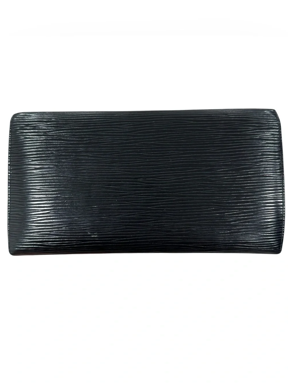 Louis Vuitton Black Epi Leather Sarah Wallet on Chain